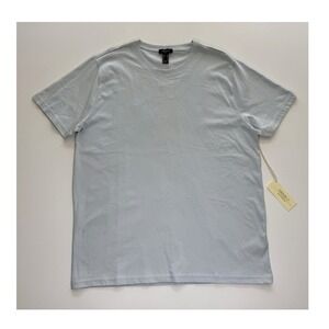 Forever 21 Baby Blue Crew Neck Cotton Jersey T-Shirt Men XL Regular 3186C